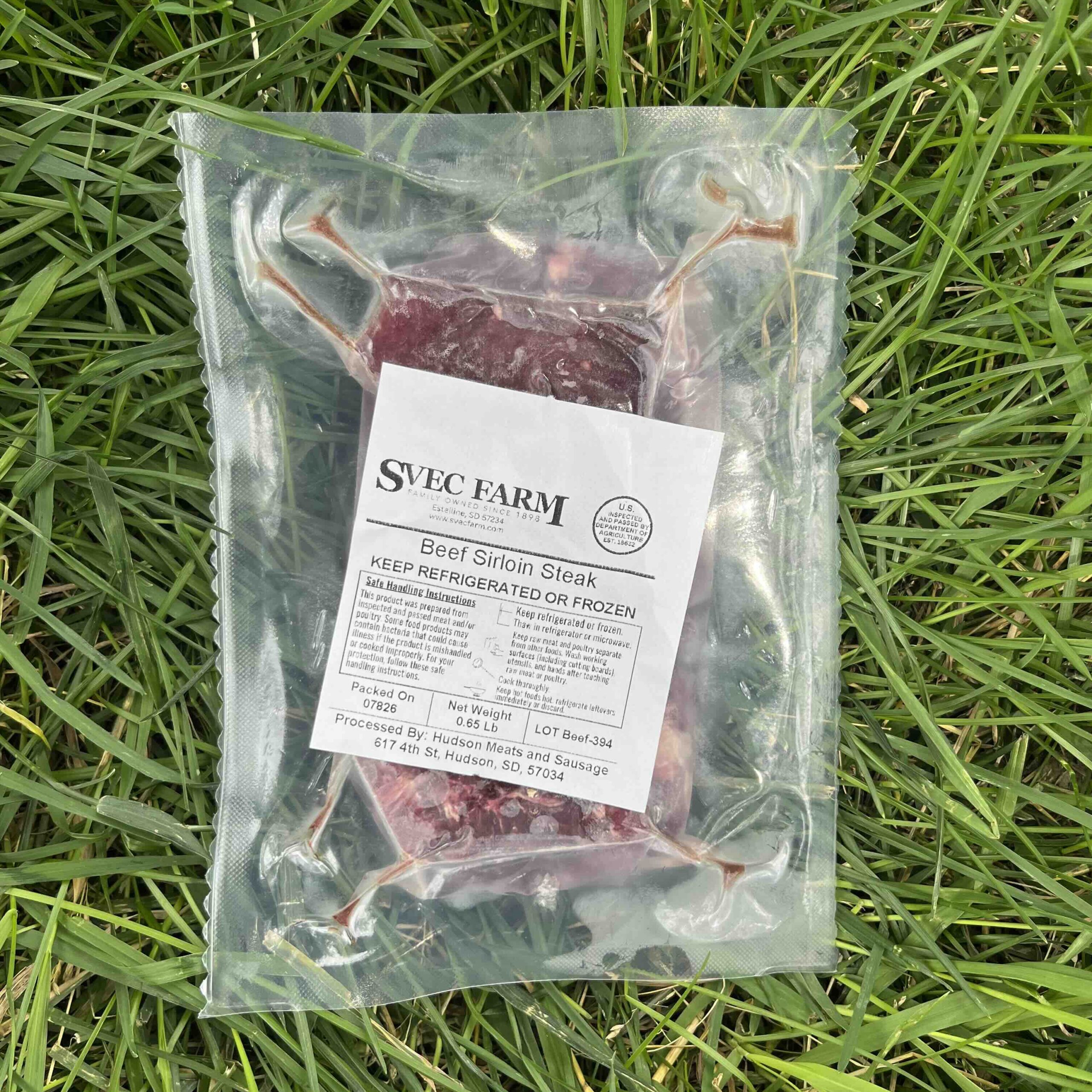 sirloin steak single sm