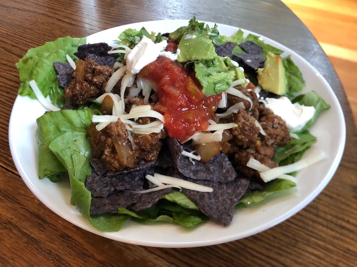 Fresh, summery taco salad recipe